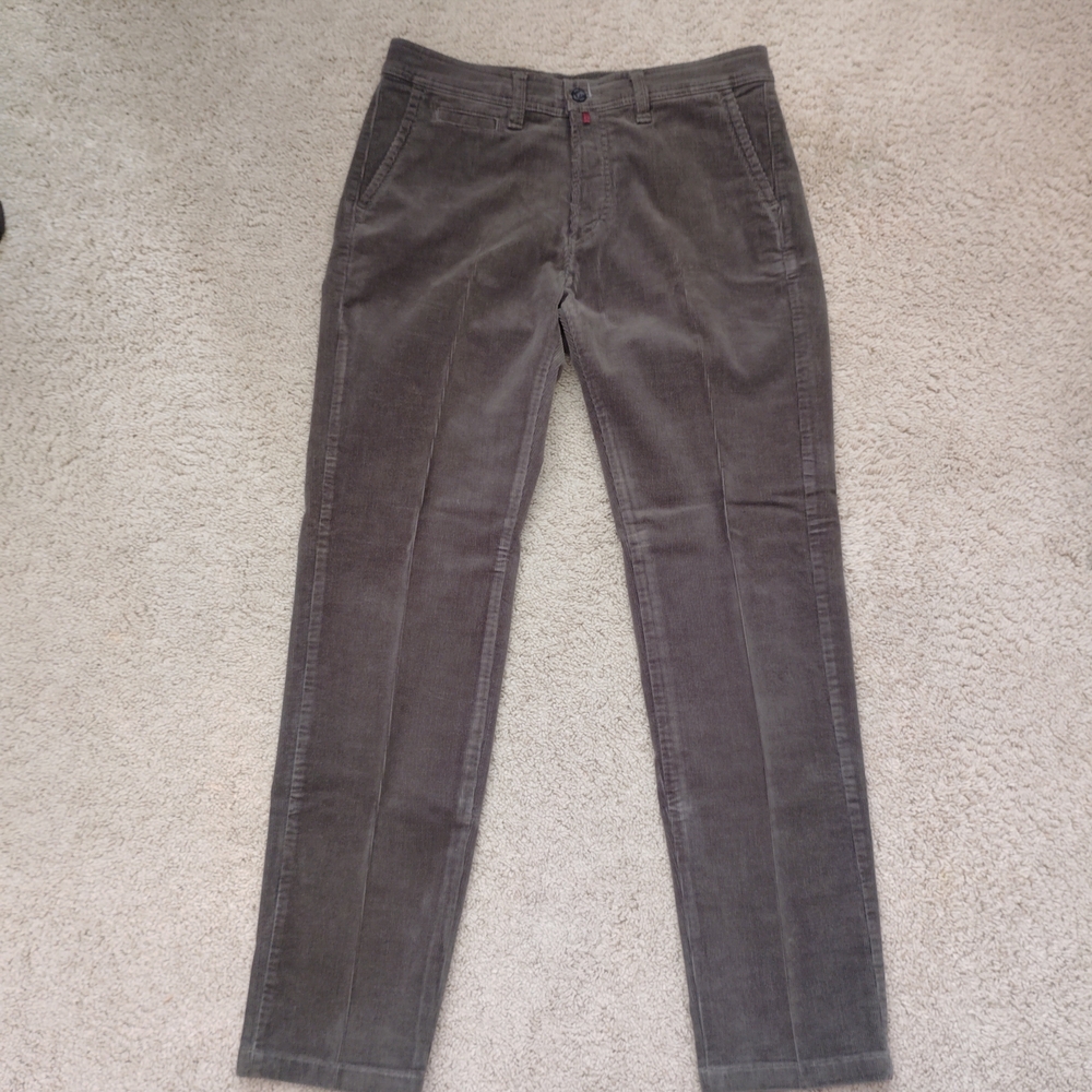 Pierre Cardin Dark Brown Corduroy Pants